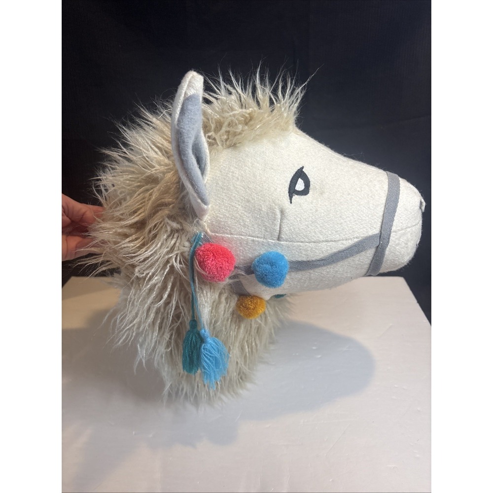 Pillowfort 3D Llama Plush Stuffed Head Room Wall Hanging Decor Kids Animal Head
